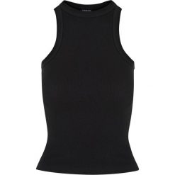 Damski tank top Urban Classics Racer Back. Czarne topy Urban Classics, bez wzorów, bez kołnierzyka, bez ramiączek. Za 90.00 zł.