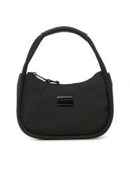 Torebka Tommy Jeans. Brązowe torebki klasyczne Tommy Jeans, bez wzorów, z jeansu, bez dodatków. Za 529.99 zł.