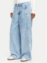 Adidas Jeansy Adibreak Mid Rise Wide Leg Denim Pant KT2651 Niebieski jasny Wide Leg. Niebieskie jeansy Adidas, bez wzorów. Za 439.99 zł.