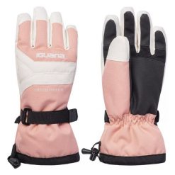 Damskie rękawice narciarskie Iguana Alessia. Białe rękawiczki IGUANA, bez wzorów. Za 130.72 zł.
