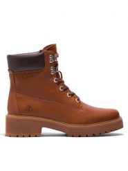 Timberland Trzewiki Carnaby Cool 6In TB0A5YWGF131 Brązowy. Brązowe botki Timberland, bez wzorów, ze skóry, bez obcasa, na płaskiej podeszwie, bez zapięcia. Za 679.99 zł.