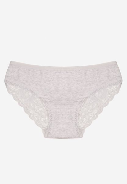 Jasnoszare Majtki Figi Zdobione Koronką Venissella. Szare figi Born2be, l, z aplikacjami, z bawełny. Za 9.99 zł.