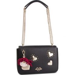 Torebka LOVE MOSCHINO - JC4059PP17LF0000 Nero. Czarne torebki klasyczne Love Moschino, bez wzorów, ze skóry ekologicznej, bez dodatków. W wyprzedaży za 519.00 zł.