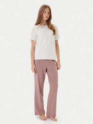 BOSS Piżama 50545568 Beżowy Regular Fit. Brązowe piżamy Boss, bez wzorów, z bawełny, bez ramiączek. Za 549.99 zł.