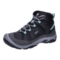 KEEN Buty trekkingowe damskie Circadia Mid Polar black/cloud blue r.38. Czarne trekkingi Keen, z gumy, trekkingowe. Za 375.80 zł.