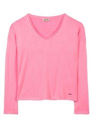 Herrlicher Sweter "Patti" w kolorze różowym rozmiar: XL. Różowe swetry Herrlicher, xl, bez wzorów, bez ramiączek. Za 99.45 zł.