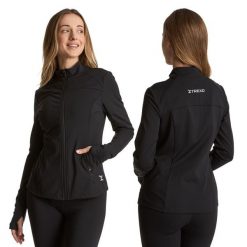 Bluza damska XTREXO Trexi Blouse. Czarne bluzy TREXO, bez wzorów, bez kaptura. Za 89.99 zł.