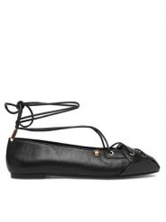 Liu Jo Baleriny Brigitte 17 SF6079 PX532 Czarny. Czarne baleriny Liu Jo, bez wzorów, ze skóry, bez obcasa. Za 659.99 zł.
