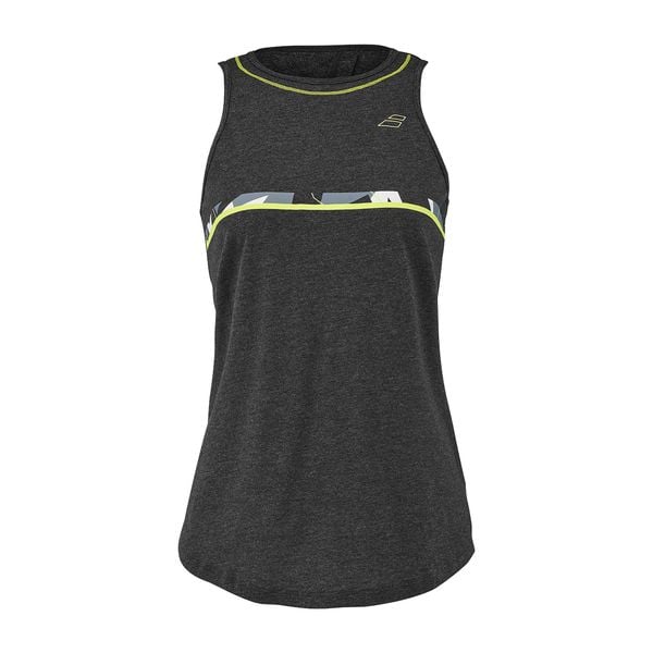 Koszulka tenisowa damska Babolat Aero Cotton Tank. Czarne bluzki BABOLAT, xs, bez wzorów, bez kołnierzyka, bez ramiączek. Za 57.99 zł.