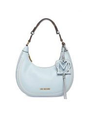 LOVE MOSCHINO Torebka JC4095PP1OLI0701 Błękitny. Niebieskie torebki klasyczne Love Moschino, bez wzorów, ze skóry, bez dodatków. Za 949.99 zł.