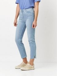 Toni Dżinsy - Slim fit - w kolorze błękitnym rozmiar: W42. Niebieskie jeansy Toni, bez wzorów, z podwyższonym stanem. Za 152.99 zł.