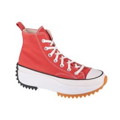 Buty sportowe do chodzenia damskie, Run Star Hike. Czerwone obuwie sportowe Converse, bez zapięcia, trekkingowe. W wyprzedaży za 391.10 zł.