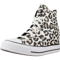 Kapcie CONVERSE CHUCK TAYLOR ALL STAR WEDGE PLATFORM LEOPARD Nadruk zwierzęcy. Obuwie domowe Converse, bez wzorów, z tkaniny, bez zapięcia. Za 370.99 zł.