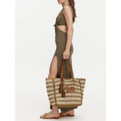 Torebka Liu Jo. Brązowe shopper Liu Jo, bez wzorów, bez dodatków. Za 519.99 zł.