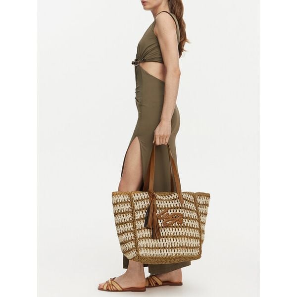 Torebka Liu Jo. Brązowe shopper Liu Jo, bez wzorów, bez dodatków. Za 519.99 zł.