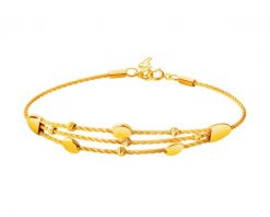 Złota bransoletka. Żółte bransoletki Apart, złote. W wyprzedaży za 1,889.30 zł.