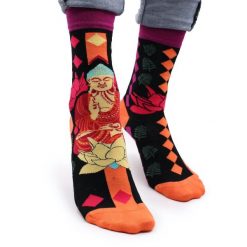 Skarpetki bambusowe Hop Hare - Budda i Lotos 36-40. Brązowe skarpety NO BRAND, bez wzorów, z elastanu. Za 29.99 zł.