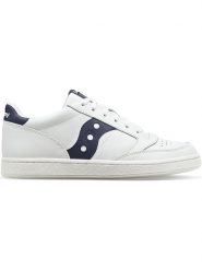 Saucony Skórzane sneakersy w kolorze biało-granatowym rozmiar: 40. Białe trampki Saucony, bez wzorów, bez zapięcia. Za 276.71 zł.