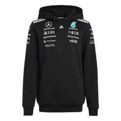 Bluza Z Kapturem Mercedes - Amg Petronas Formula 1 Team Driver. Czarne bluzy Adidas, bez wzorów, z polaru, z kapturem. Za 369.00 zł.