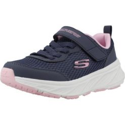 Buty SKECHERS EDGERIDE SMOOTH JOURNEY Niebieski. Białe trekkingi Skechers, z syntetyku, trekkingowe. Za 155.99 zł.