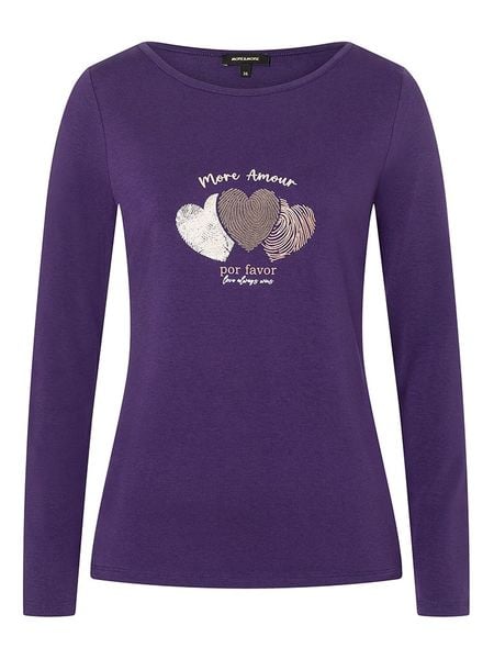 More & More Koszulka w kolorze fioletowym rozmiar: 34. Różowe bluzki More & More, bez wzorów, bez kołnierzyka, bez ramiączek. Za 56.99 zł.