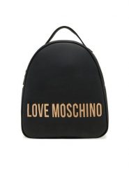LOVE MOSCHINO Plecak JC4197PP1MKD0000 Czarny. Czarne plecaki Love Moschino, bez wzorów, ze skóry. Za 469.99 zł.
