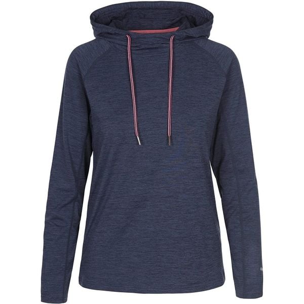 Bluza Z Kapturem Damska Hattie Active. Niebieskie bluzy Trespass, bez wzorów, z dzianiny, z kapturem. Za 141.99 zł.