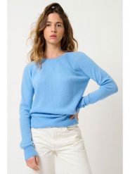 AUTHENTIC CASHMERE Kaszmirowy sweter "Etret" w kolorze błękitnym rozmiar: XL. Niebieskie swetry AUTHENTIC CASHMERE, xl, bez wzorów, z kaszmiru, bez ramiączek. Za 359.32 zł.