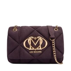 Torebka LOVE MOSCHINO. Fioletowe torebki klasyczne Love Moschino, bez wzorów, bez dodatków. Za 929.99 zł.