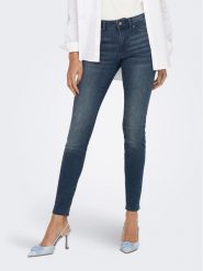 ONLY Jeansy 15233288 Niebieski Skinny Fit. Niebieskie jeansy Only, xs, bez wzorów. Za 99.99 zł.