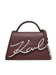 KARL LAGERFELD Torebka A1W30038 Bordowy. Czerwone torebki klasyczne KARL LAGERFELD, bez wzorów, ze skóry, bez dodatków. Za 1,299.00 zł.