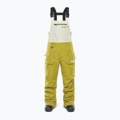 Spodnie snowboardowe damskie ThirtyTwo Basement Bib. Zielone spodnie narciarskie THIRTYTWO, bez wzorów, narciarskie. Za 619.99 zł.