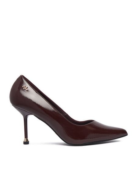 MEXX Szpilki EO-WS1312-01 Bordowy. Czerwone szpilki Mexx, bez wzorów, ze skóry, bez obcasa, na szpilce, bez zapięcia. Za 329.99 zł.