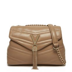 Torebka Valentino. Brązowe torebki klasyczne Valentino, bez wzorów, bez dodatków. Za 299.99 zł.