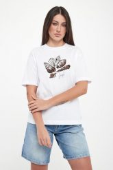 T-shirt damski z nadrukiem muszli Tristane JOOP!. T-shirty Joop!, m, bez wzorów, bez kołnierzyka, bez ramiączek. Za 399.00 zł.