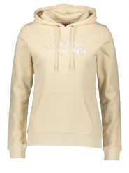 The North Face Bluza "New Peak" w kolorze beżowym rozmiar: S. Brązowe bluzy sportowe The North Face, s, bez wzorów, z bawełny, z kapturem. Za 192.79 zł.