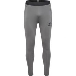 Legginsy Hummel Pro. Szare legginsy Hummel, bez wzorów. W wyprzedaży za 213.00 zł.
