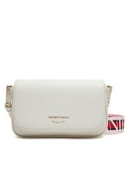 Emporio Armani Torebka EW000538 AF12103 M0034 Biały. Białe listonoszki Emporio Armani, bez wzorów, ze skóry, bez dodatków. Za 519.99 zł.