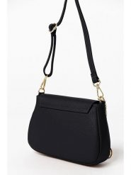 Mia Tomazzi Skórzana torebka "Evaristo" w kolorze czarnym - 23 x 16 x 6 cm rozmiar: onesize. Czarne torby na ramię Mia Tomazzi, bez wzorów, z materiału, na ramię, bez dodatków. Za 217.99 zł.