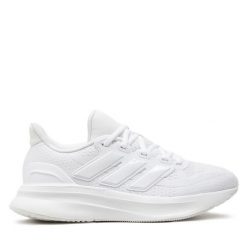 Buty do biegania adidas. Białe obuwie sportowe Adidas, bez zapięcia, do biegania. Za 349.99 zł.