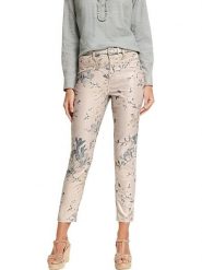 Heine Spodnie w kolorze beżowym rozmiar: 46. Brązowe spodnie materiałowe Heine, bez wzorów, z materiału. Za 105.14 zł.