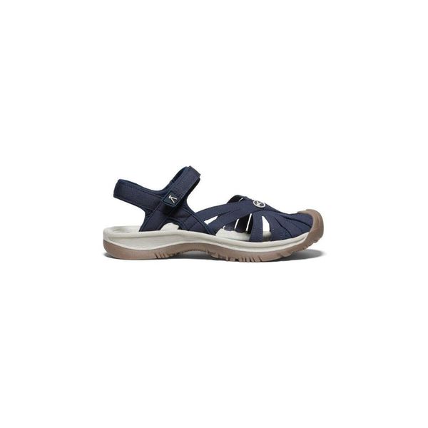 Sandały turystyczne damskie Rose Sandal Women. Białe sandały Keen, bez wzorów, sportowe, bez obcasa, bez zapięcia. Za 469.99 zł.
