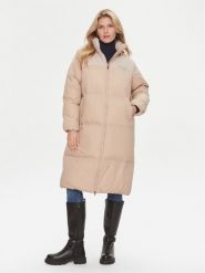 Tommy Hilfiger Płaszcz zimowy New York WW0WW39749 Beżowy Relaxed Fit. Brązowe płaszcze TOMMY HILFIGER, na zimę, m, bez wzorów, z syntetyku, bez kaptura. Za 1,259.00 zł.