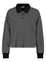 Eight2Nine Koszulka polo w kolorze czarno-białym rozmiar: XL. Białe bluzki Eight2Nine, xl, bez wzorów, z bawełny, bez kołnierzyka, bez ramiączek. Za 87.61 zł.