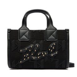 Torebka KARL LAGERFELD. Czarne torebki klasyczne KARL LAGERFELD, bez wzorów, bez dodatków. Za 619.99 zł.