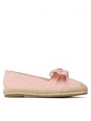 DeeZee Espadryle WS714-102 Różowy. Czerwone espadryle DeeZee, bez wzorów, z materiału, bez obcasa, bez zapięcia. Za 82.99 zł.