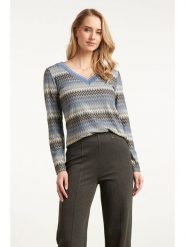 Smashed Lemon Bluzka w kolorze błękitno-szarym rozmiar: M. Niebieskie bluzki Smashed Lemon, m, bez wzorów, bez kołnierzyka, bez ramiączek. Za 126.45 zł.