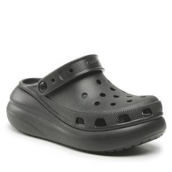 Klapki Crocs. Czarne klapki Crocs, bez wzorów, bez obcasa. Za 241.99 zł.