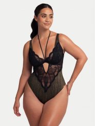 Dorina Body Bailey FXBS0012LA165 Czarny. Czarne body Dorina, bez wzorów, z syntetyku. Za 69.99 zł.