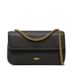 Torebka DKNY. Czarne torebki klasyczne DKNY, bez wzorów, bez dodatków. Za 989.99 zł.